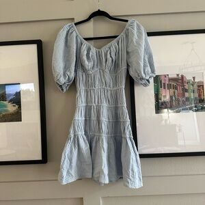 vintage havana light blue dress NWT